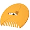 Gardenised Decorative Pair of Leaf Scoops, Hand Rakes for Lawn and Garden Cleanup, Yellow QI003286.YL - alternate 7